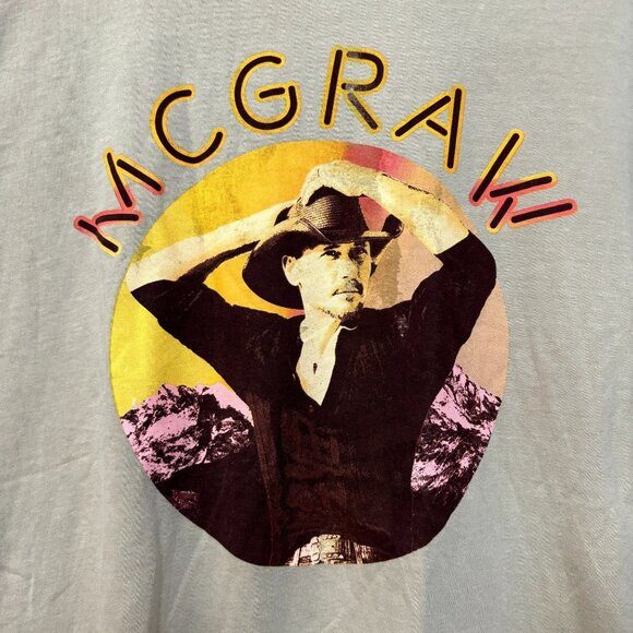 Tim McGraw Not a Moment Too Soon Cowboy Country Tee L - Picture 2 of 5